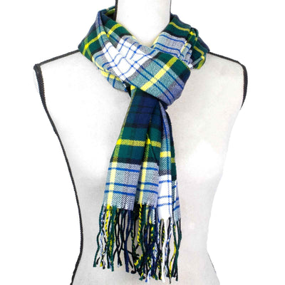 Mens Womens Winter Warm SCOTLAND Made 100% CASHMERE Scarf Scarves Plaid Wool