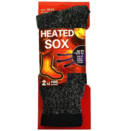 Mens thermal socks Heated winter friendly Warm  Boot Sox thick Duty Size 10-13 - PremiumBrandGoods