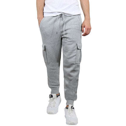 Mens French Terry Active Jogger Pants Sweatpants Lounge Sleep Gym S M L XL XXL