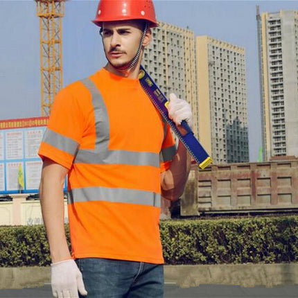Safety Work Hi Vis High Visibility Reflective ANSI Class 3 T Shirt Long Sleeve - PremiumBrandGoods