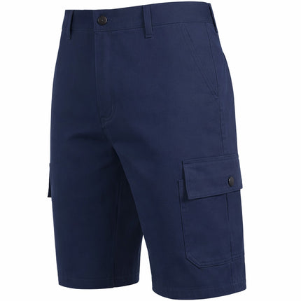 Men's Cotton Flex Stretch Cargo Shorts W/o Belt Tracking Fishing Travel