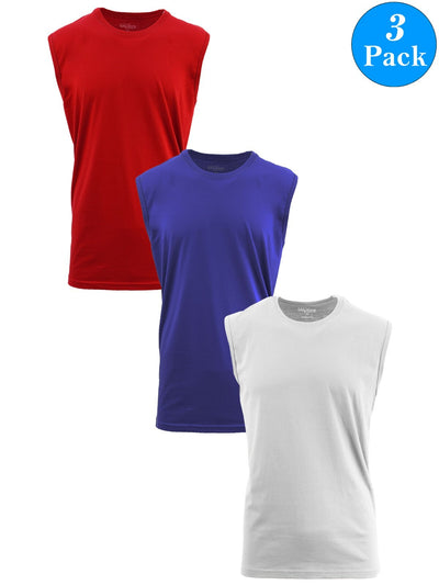 Men's Cool Mesh Muscle Tank Tops, 3-Pack