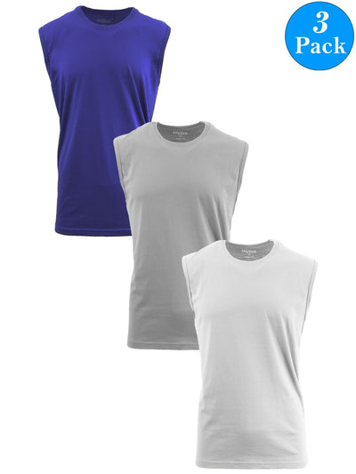Men's Cool Mesh Muscle Tank Tops, 3-Pack