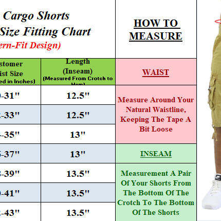Men's Distressed Washed Cotton Cargo Shorts With Belt (Size 30-42) NEW FREE SHIP