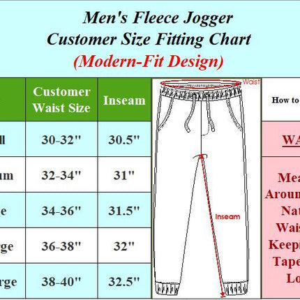 3-Pack Mens Slim Fit Classic Fleece Jogger Sweatpants (S-2XL) New Free Shipping