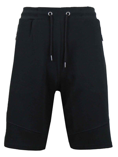Men’s Sweat Jogger Shorts Casual Summer Lounge Gym Tech Shorts Zipper Pockets