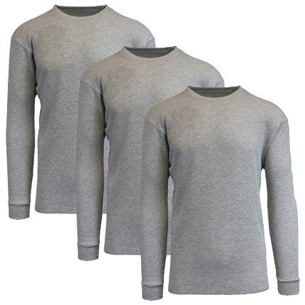 Men's 3-Pack Classic Soft Knit Thermal Shirts – Ribbed & Warm (Sizes- S-2XL) NEW
