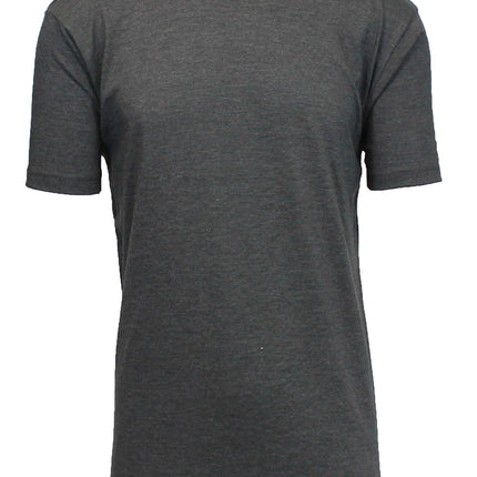 Men’s Modern Fit Crew Neck T-Shirt Soft Breathable Cotton-Poly Blend Casual Tee