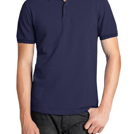 Men Heathered Polo Shirt New Standard Neck Classic NWT Uniform Lounge