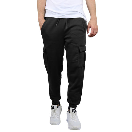 Mens French Terry Active Jogger Pants Sweatpants Lounge Sleep Gym S M L XL XXL