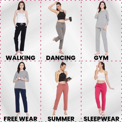 New 3-Pack Women's Loose Fit Classic Lounge Pants (Sizes: S-3XL) Free Shipping