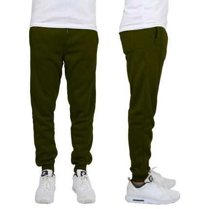 Mens French Terry Active Jogger Pants Sweatpants Lounge Sleep Gym S M L XL XXL