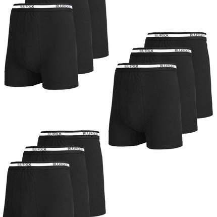 Men's  Stretch Cotton Boxer Briefs (9-Pack) (Sizes: S-2XL) NWT Free Shipping