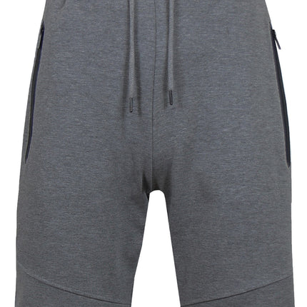 Men’s Sweat Jogger Shorts Casual Summer Lounge Gym Tech Shorts Zipper Pockets