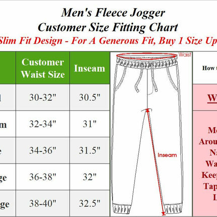 Mens French Terry Active Jogger Pants Sweatpants Lounge Sleep Gym S M L XL XXL