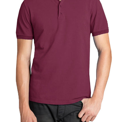 Men Heathered Polo Shirt New Standard Neck Classic NWT Uniform Lounge