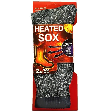 Mens thermal socks Heated winter friendly Warm  Boot Sox thick Duty Size 10-13 - PremiumBrandGoods