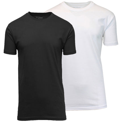Men’s 2-Pack Everyday Wear Crew Neck Cotton Blend T-Shirt (S – 3XL) (FREE SHIP)