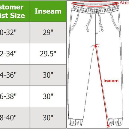 Men’s Slim-Fit Fashionable Twill Jogger Pants 3 Pack (Sizes S-2XL) NEW FREE SHIP
