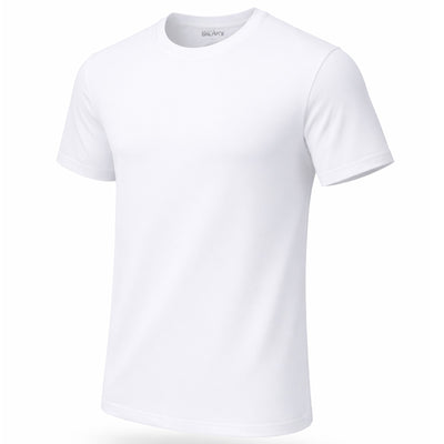 Men's 9-Pack Classic Short Sleeve Crew Neck 100% Cotton Undershirts
