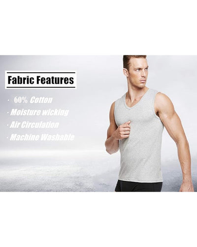 Men's Ribbed Tank Tops, 3-Pack