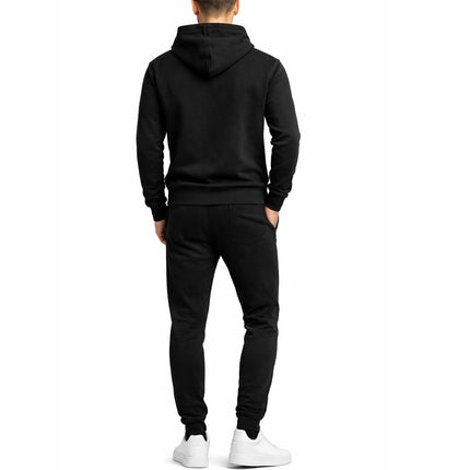 Men's Soft Fleece Cotton Blend Pullover Hoodie & Sweatpants Jogging Set