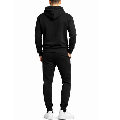 Men's Soft Fleece Cotton Blend Pullover Hoodie & Sweatpants Jogging Set