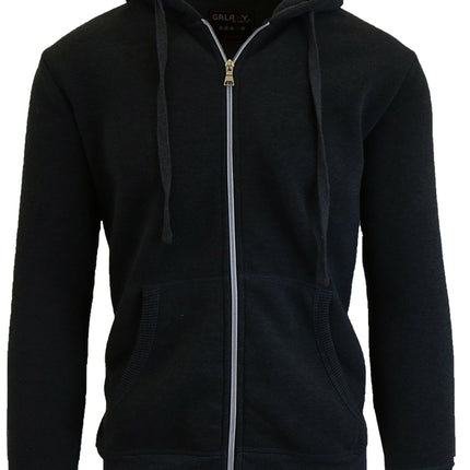 Mens Fleece Zipper & Pullover Hoodie Jacket Sweatshirt Gym Activewear (S-5XL)