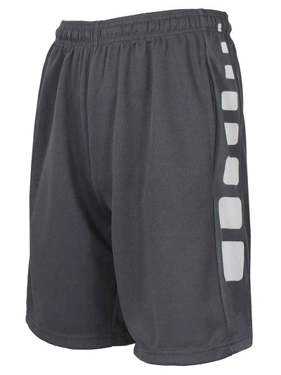 Men's Moisture Wicking Performance Active Mesh Shorts With Side Block Design NEW