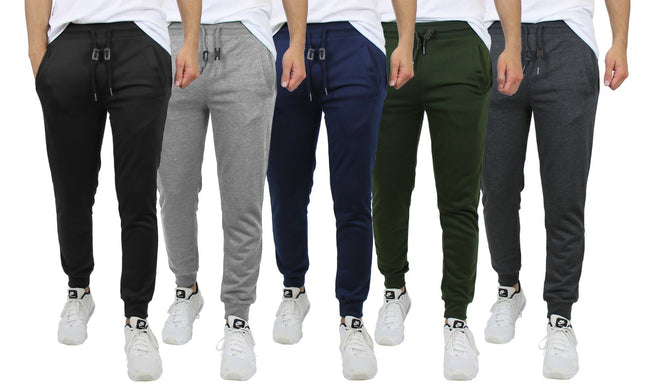 Mens French Terry Active Jogger Pants Sweatpants Lounge Sleep Gym S M L XL XXL
