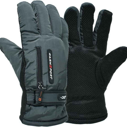 Thermal Winter Gloves Waterproof Ski & Snowboard Gloves with Fleece Lining