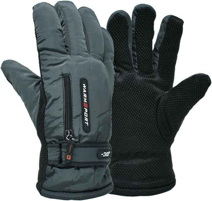 Thermal Winter Gloves Waterproof Ski & Snowboard Gloves with Fleece Lining