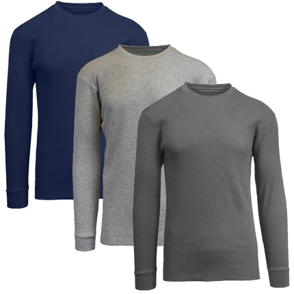 Women's 3-Pack Classic Soft Knit Thermal Shirts – Ribbed & Warm (Sizes- S-2XL)