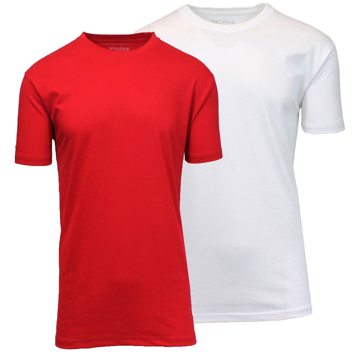 Men's Everyday Cotton Blend Crew Neck T-Shirts, 2-Pack, S-3XL