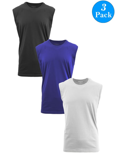 Men's Cool Mesh Muscle Tank Tops, 3-Pack