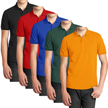 Men's Causal Cotton Polo T Shirt Jersey Short Sleeve Sport Casual Golf Fast Ship