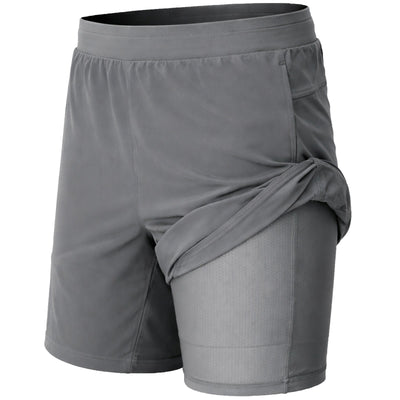 Men's 2-in-1 Quick-Dry Running Shorts