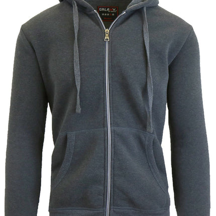 Mens Fleece Zipper & Pullover Hoodie Jacket Sweatshirt Gym Activewear (S-5XL)