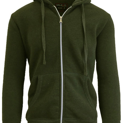 Mens Fleece Zipper & Pullover Hoodie Jacket Sweatshirt Gym Activewear (S-5XL)