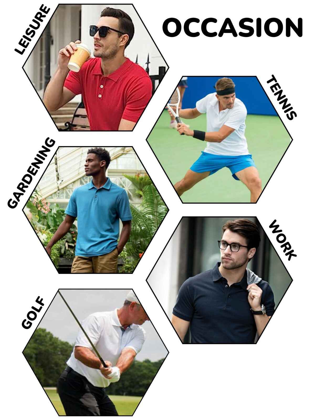 2-Pack Mens Short Sleeve Pique Polo Shirts Uniform Fitted Color Solid (S-2XL)