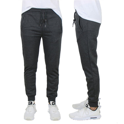 Mens French Terry Active Jogger Pants Sweatpants Lounge Sleep Gym S M L XL XXL