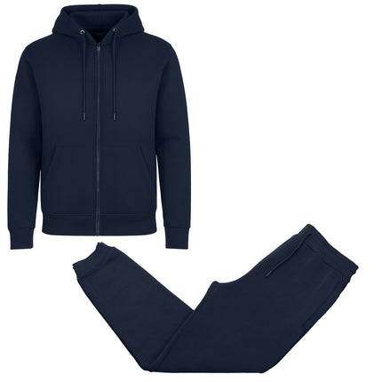 Mens Tech Fleece Hoodie & Jogger Tracksuit 2-Piece Athletic Outfit (Size- S–3XL)