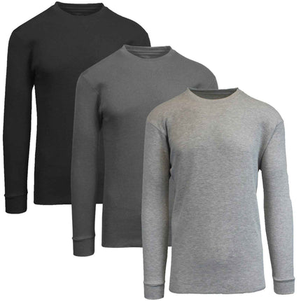 Women's 3-Pack Classic Soft Knit Thermal Shirts – Ribbed & Warm (Sizes- S-2XL)