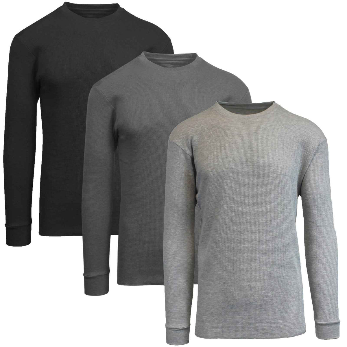 Women's 3-Pack Classic Soft Knit Thermal Shirts – Ribbed & Warm (Sizes- S-2XL)
