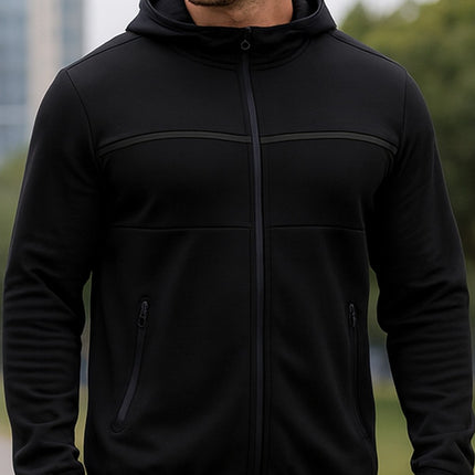 Mens Tech Fleece Hoodie & Jogger Tracksuit 2-Piece Athletic Outfit (Size- S–3XL)