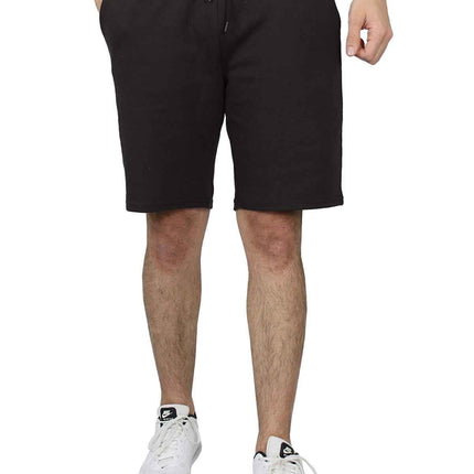 Men's Tech Fleece Performance Shorts With Heat Seal Zipper Pocket Gym S-2XL
