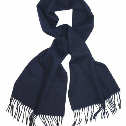 Winter Unisex Plain Solid Scarves 100% Cashmere Wool Warm Scarf Made in Scotland - PremiumBrandGoods