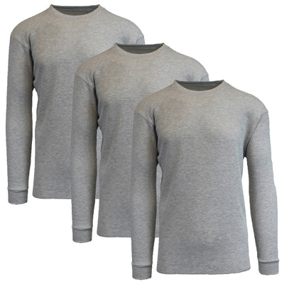Women's 3-Pack Classic Soft Knit Thermal Shirts – Ribbed & Warm (Sizes- S-2XL)