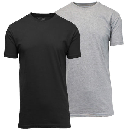 Men’s 2-Pack Everyday Wear Crew Neck Cotton Blend T-Shirt (S – 3XL) (FREE SHIP)