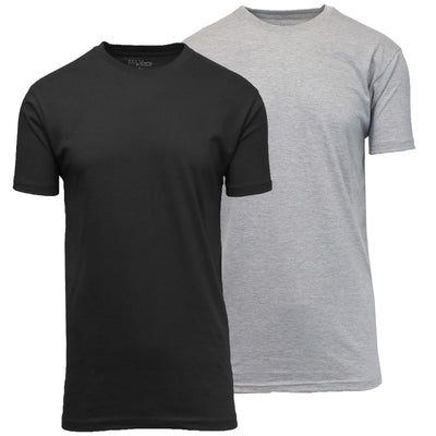 Men's Everyday Cotton Blend Crew Neck T-Shirts, 2-Pack, S-3XL